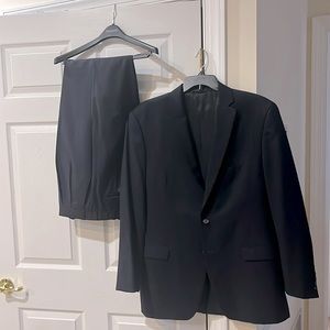 Ralph Lauren Men’s Suit - Navy Blue - pants 40/33 - jacket 46L